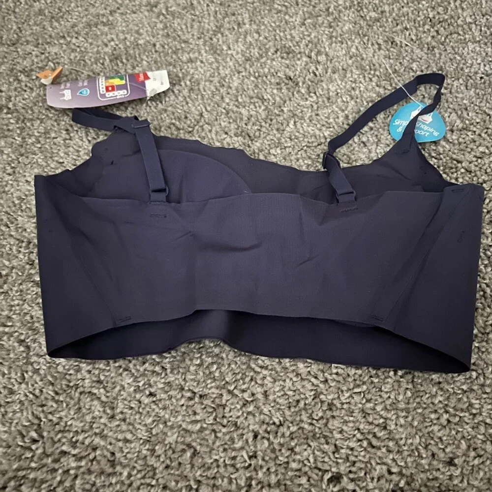 Hanes Bra Purple SM NWT - Picture 3 of 4